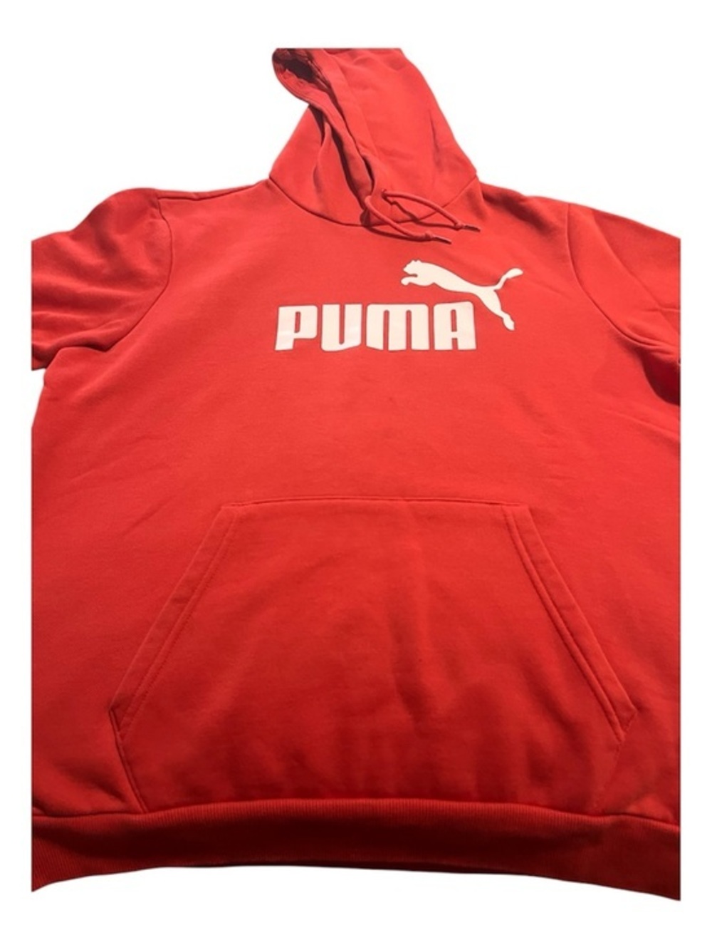 Puma orange Hoodie with White Logo